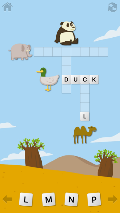 Ani'Mots Crossword Screenshot