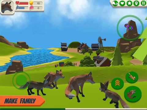 Fox Family - Animal Simulatorのおすすめ画像1