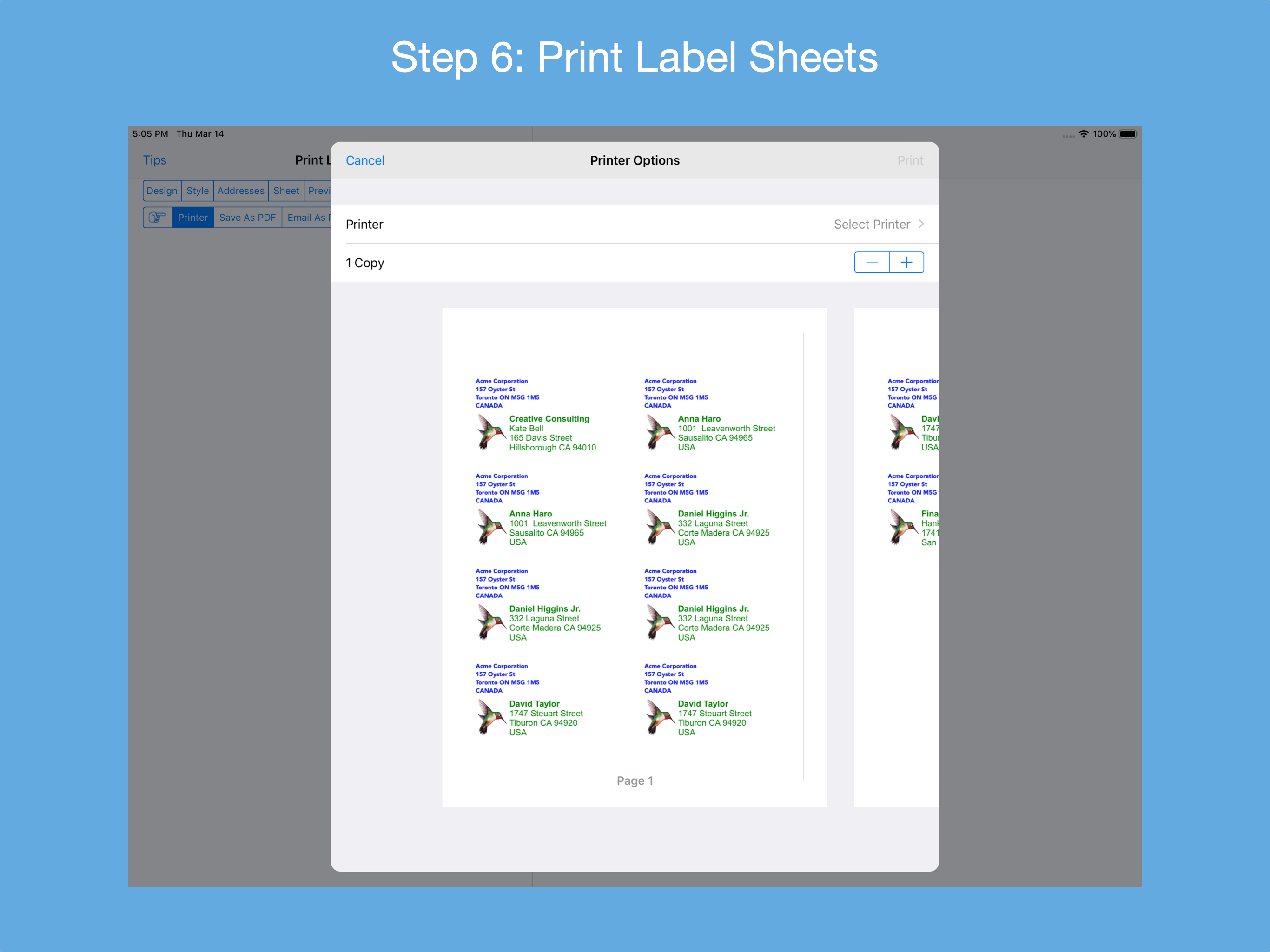 Address Label Creator screenshot 9