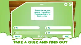 learning prepositions quiz app iphone screenshot 2