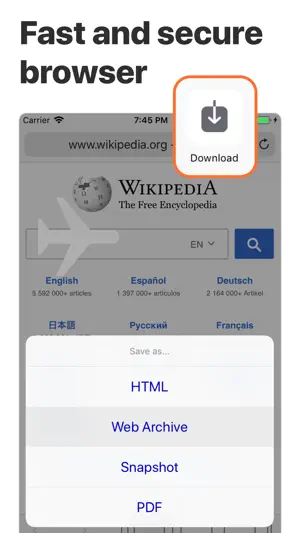 Bolt Browser and Documents screenshot 1