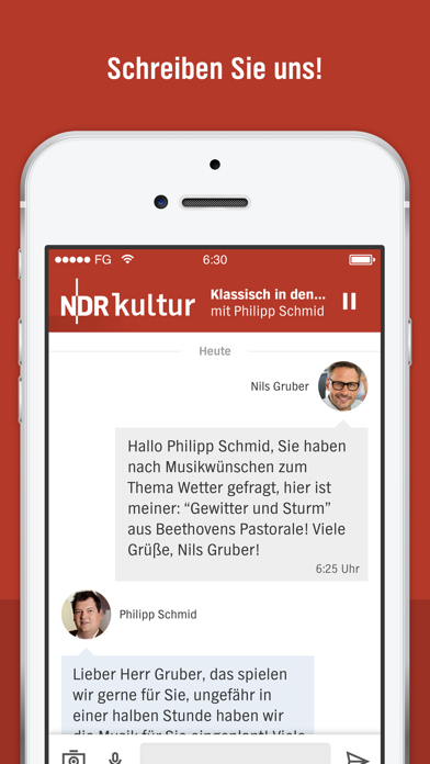 NDR Kultur Radio Screenshot