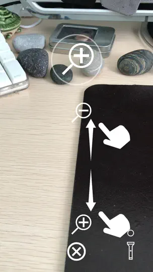 Captura de pantalla de ZoomPro - Zoom Rápido Lupa en iPhone 2