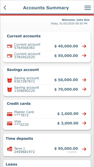 Banco Aliado screenshot 2