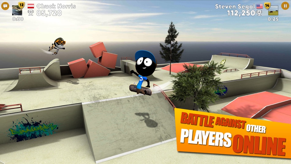 Stickman Skate Battle - 2.3.4 - (iOS)