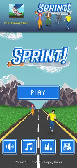 Game screenshot Sprint! - Pixel Running Game mod apk