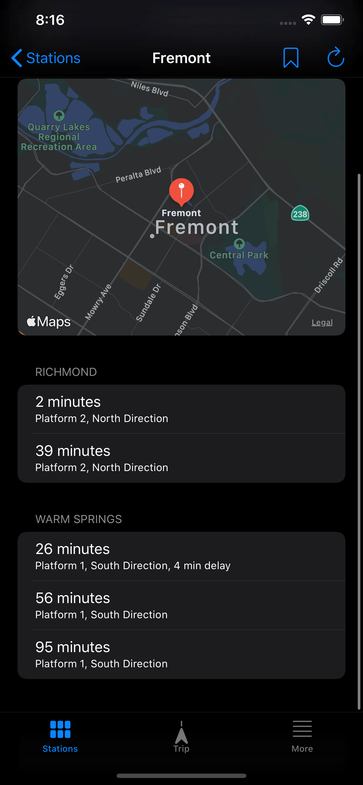 Transit - for BART SF Bay Area screenshot 4