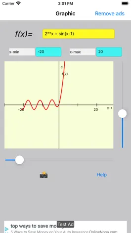Game screenshot Graphing calculator & plotter apk