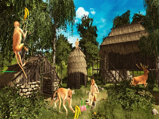 Monkey Simulator - Wild Life iPad screenshot 4 - Games app