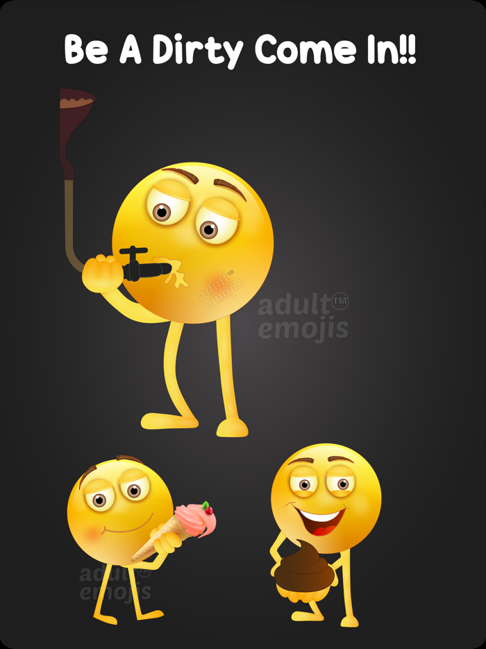 Dirty Emoji Sticker Keyboard