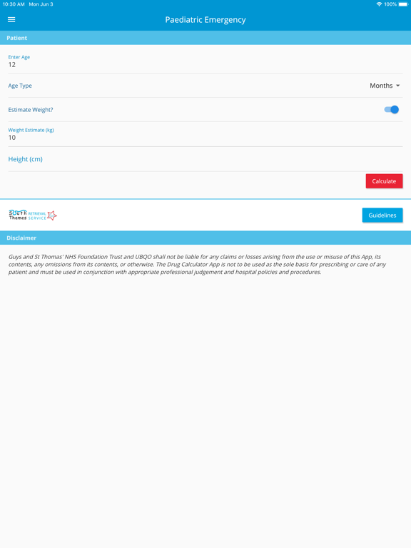Screenshot #5 pour Paediatric Emergency Tools