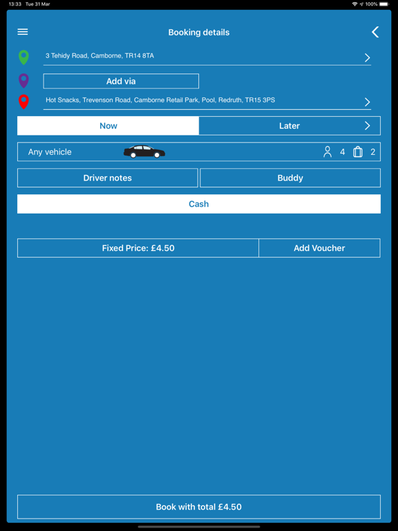Screenshot #6 pour GB Cabs Taxis Camborne