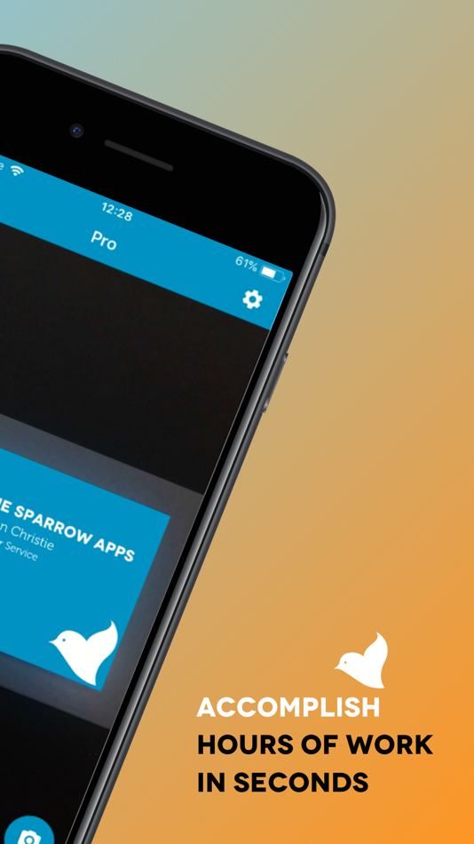 #2. Sparrow Scan: Business Card (iOS) 由: Blue Sparrow Apps Ltd.