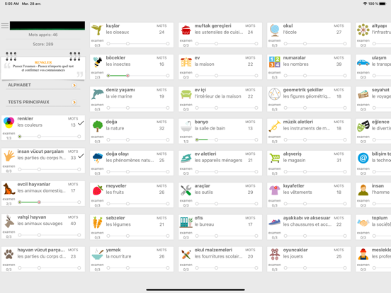 Screenshot #4 pour Apprenons les mots turcs + ST