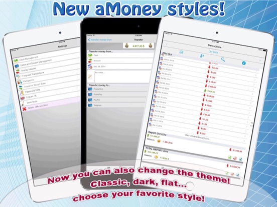 aMoney - Money management iPad screenshot