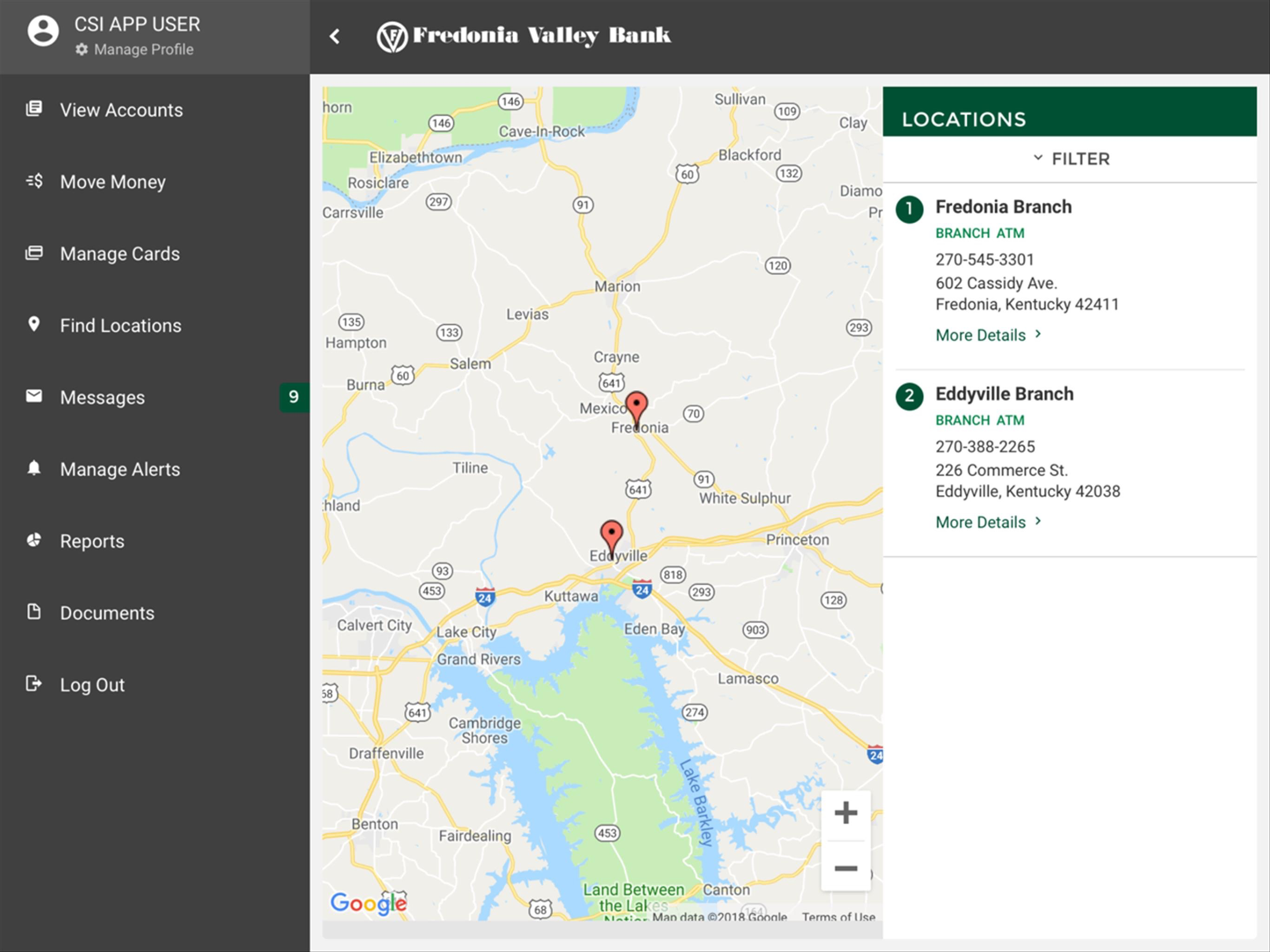 Fredonia Valley Bank Mobile