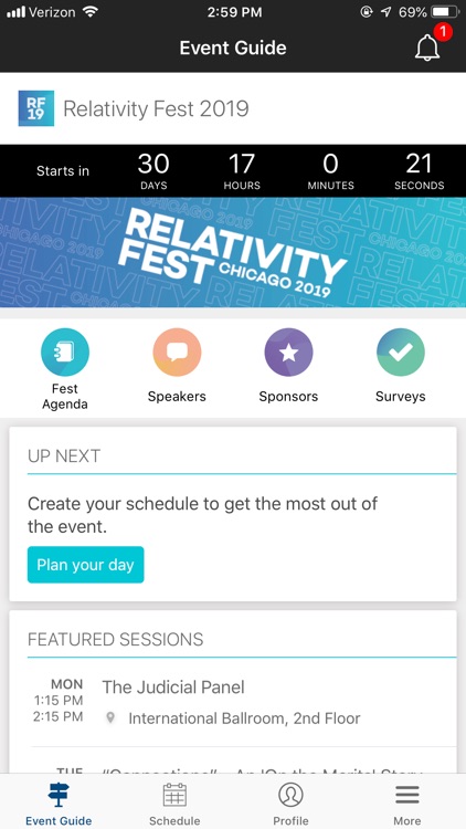 Relativity Events