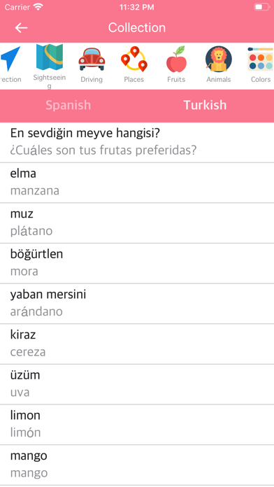 Screenshot #2 pour Spanish-Turkish Dictionary