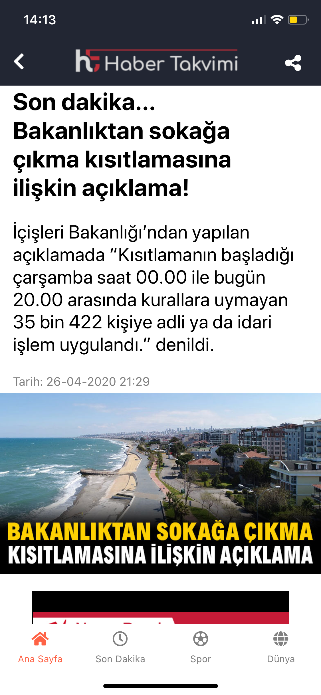 Haber Takvimi screenshot 4