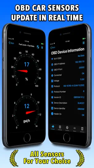 Capture d'écran de Hyundai App sur iPhone 6