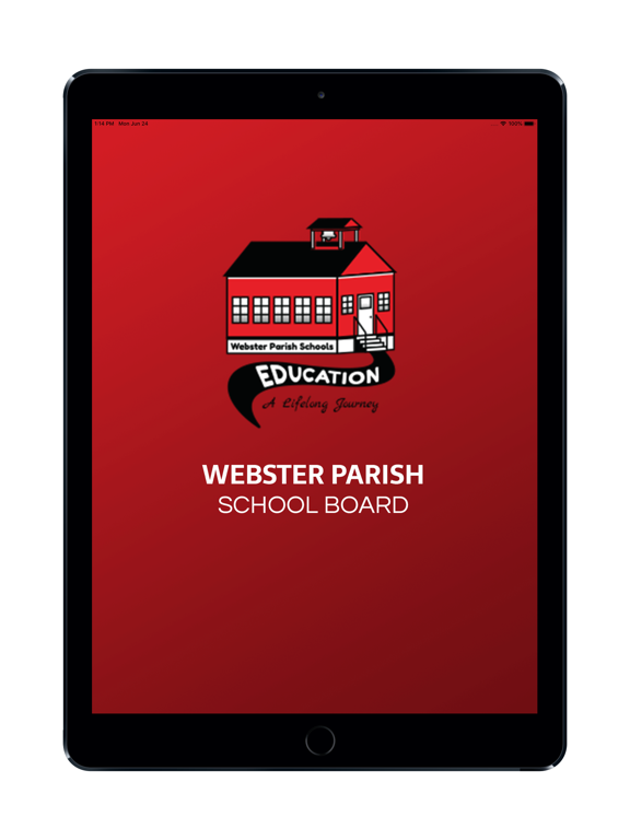 Webster Parish School Board iPad screenshot 1 - Education app