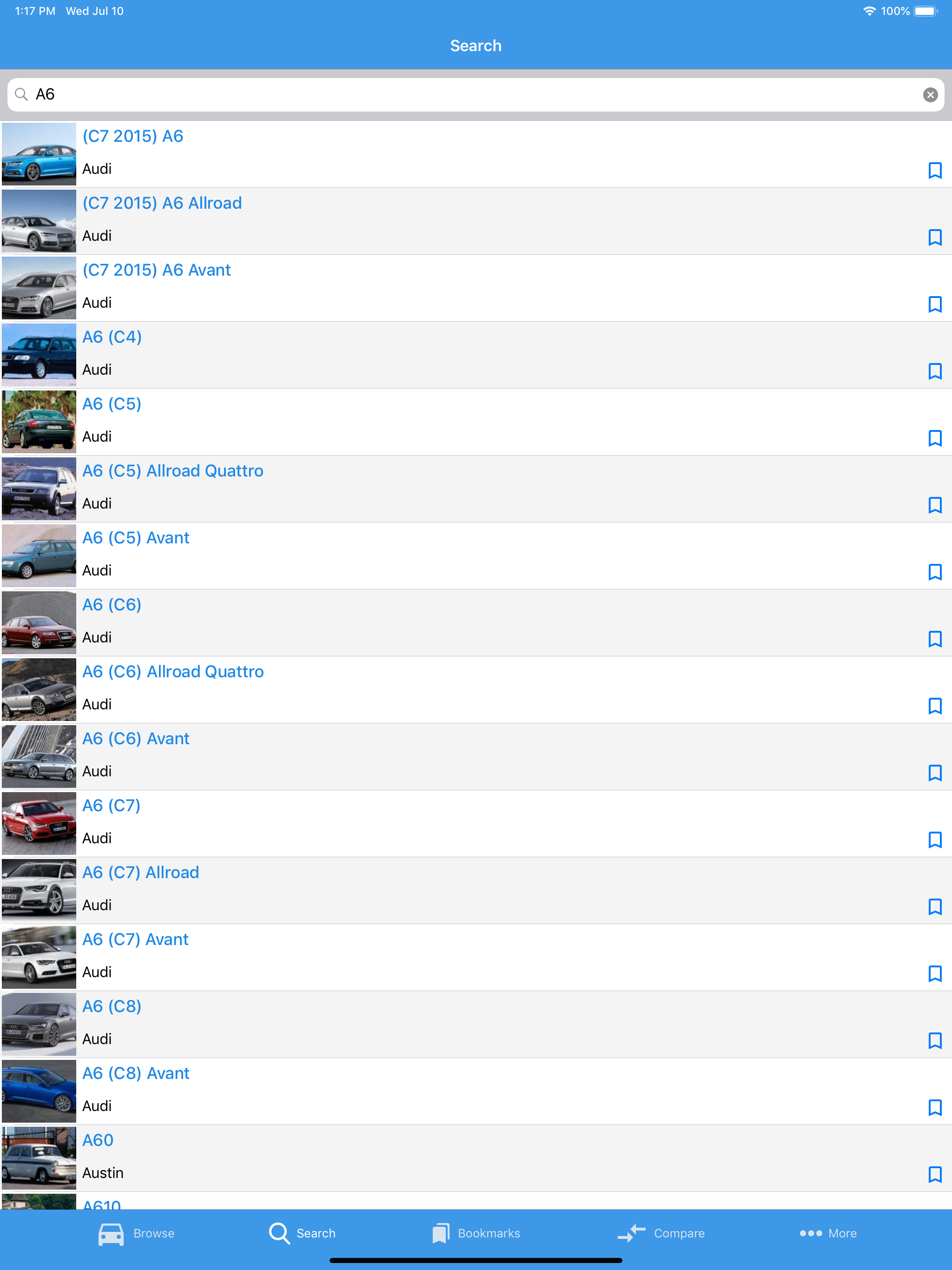 Cars Database