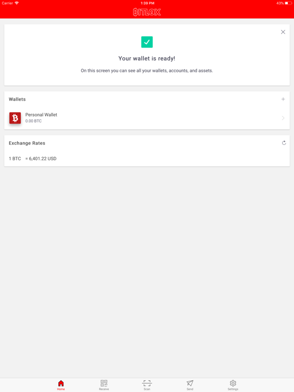 Screenshot #4 pour BITLOX Crypto Wallet