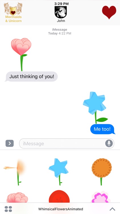 Whimsical Flowers Animated