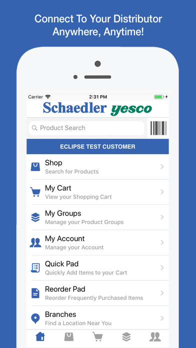 Schaedler Yesco OE Touch Screenshot