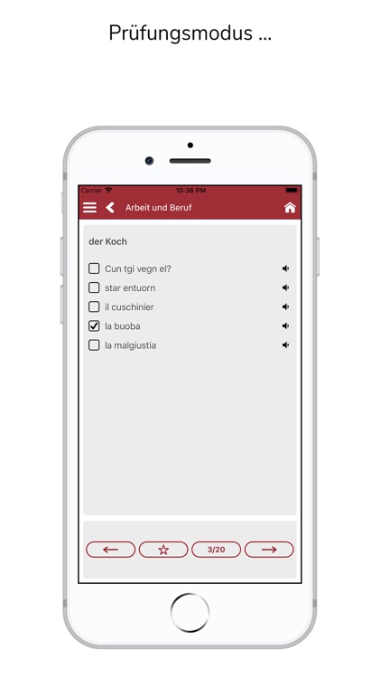 Vokabeltrainer Sursilvan screenshot-4