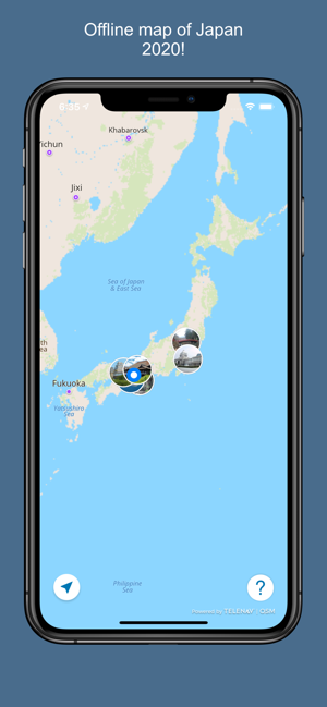 Japan 2020 — offline map(圖1)-速報App