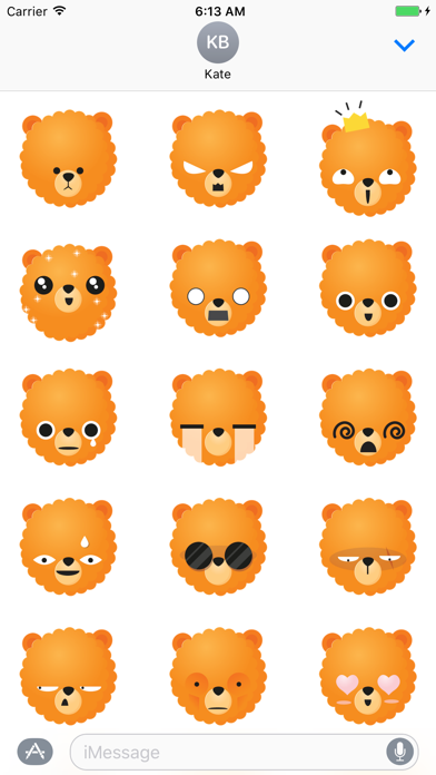Screenshot #2 pour Sticker Me: Poodle Faces