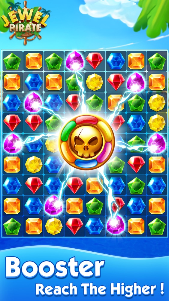 Jewel Pirate Matching Games App for iPhone Free Download Jewel