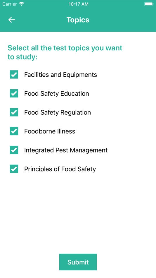 #1. Servsafe and CPFM Test Prep (iOS) 由: Shu Tang