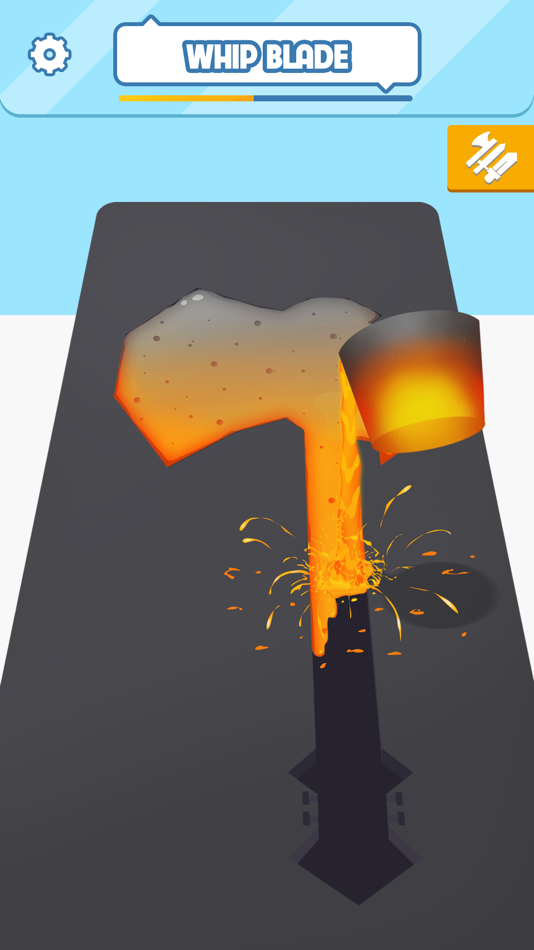 #1. Forge Sword from Lava (iOS) Podle: mai phuong bui