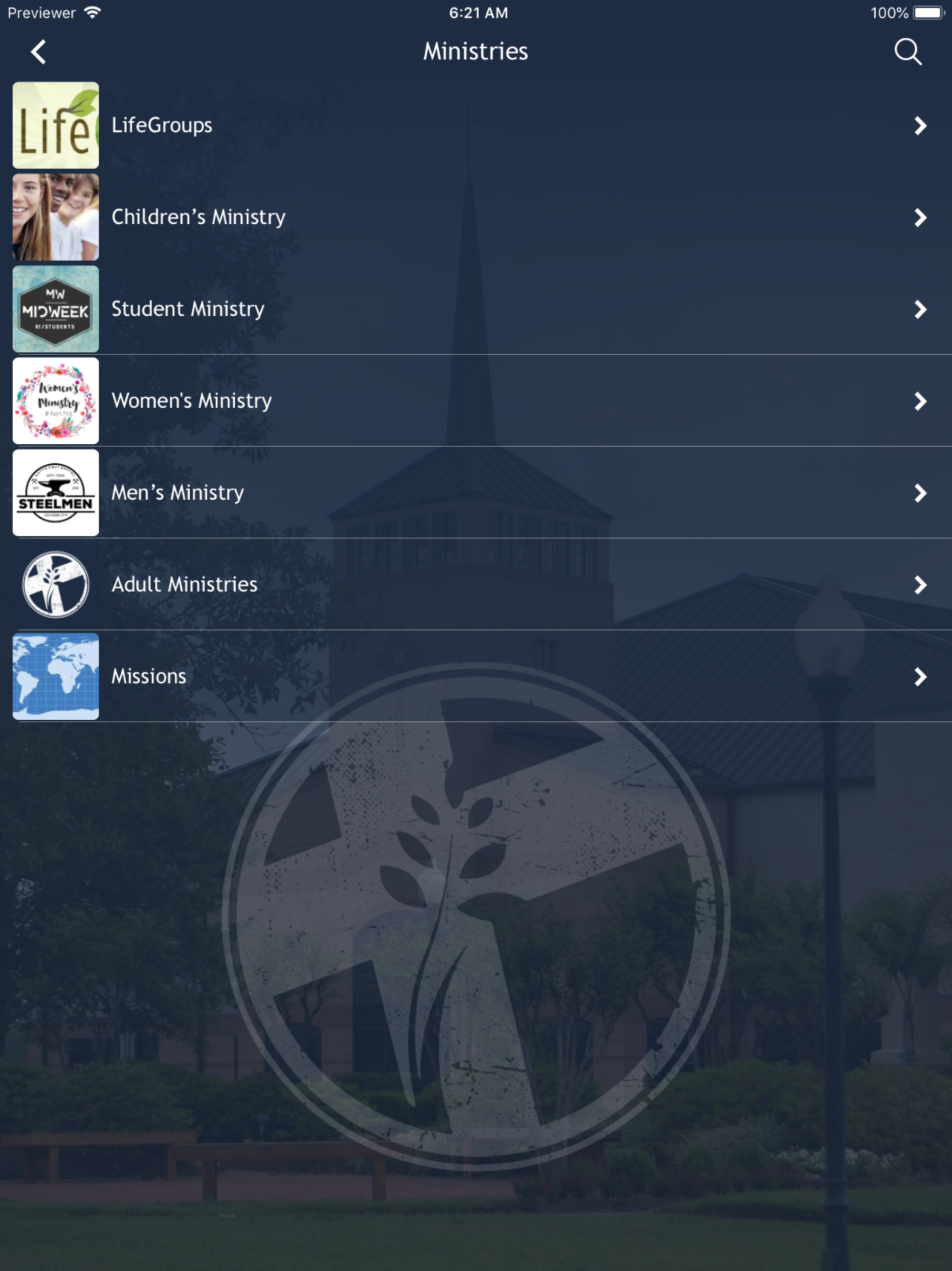 Katy's First Baptist Church screenshot 6