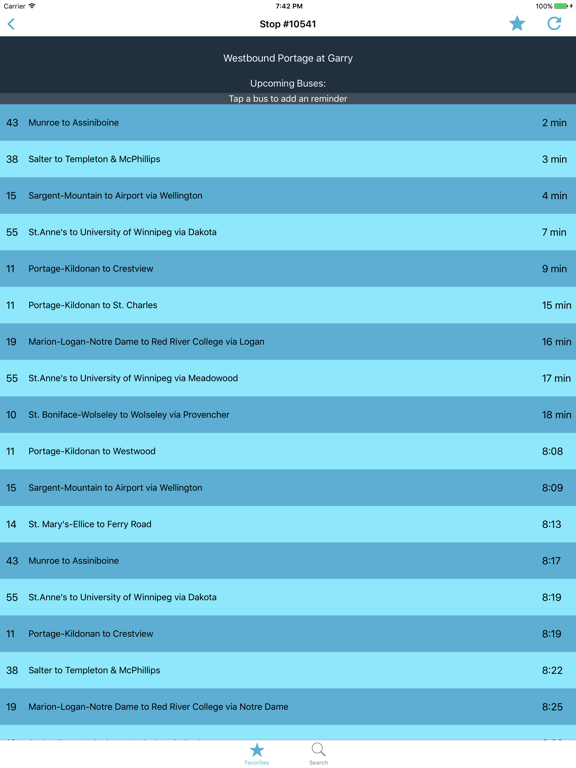 Screenshot #5 pour myBus Winnipeg - Live Transit