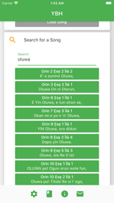 YBH: Yoruba Baptist Hymns screenshot