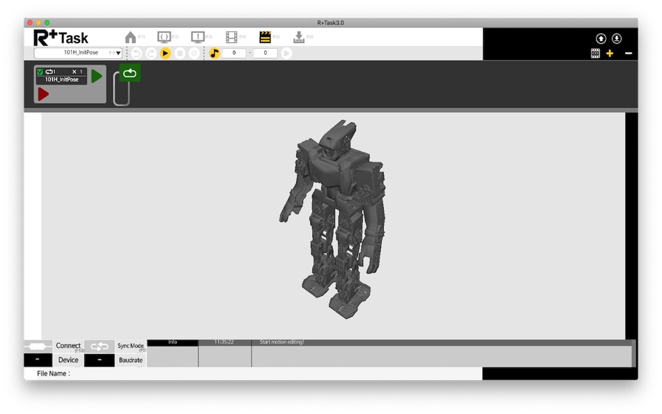 #5. R+Task3.0 (macOS) 由: ROBOTIS CO., LTD.
