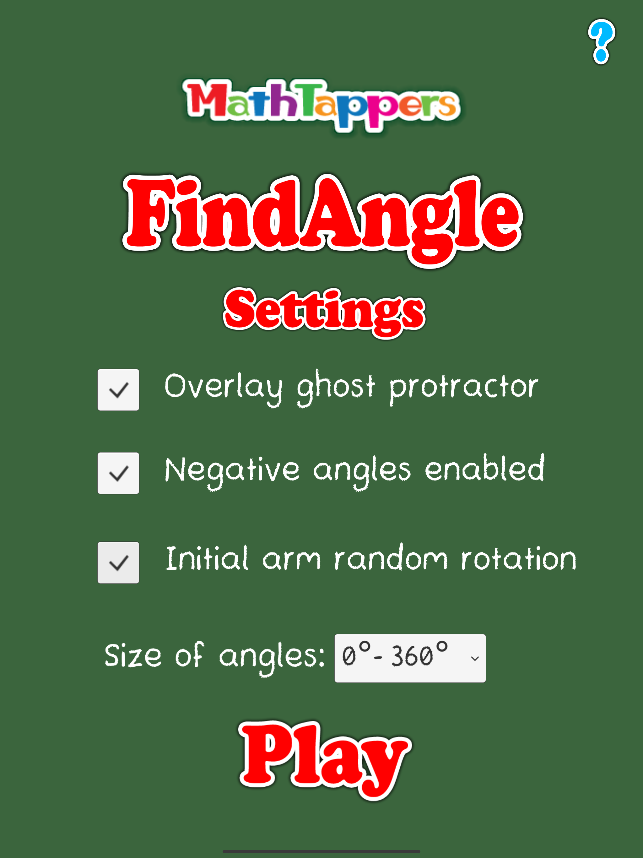 MathTappers: FindAngle