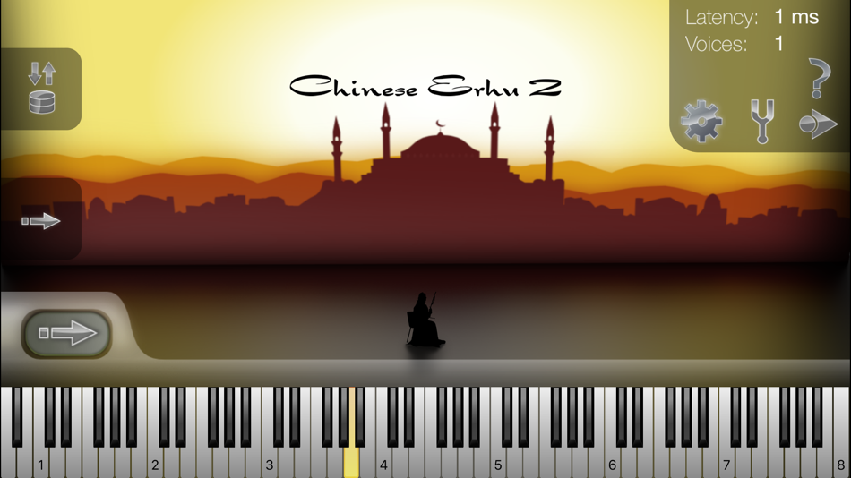 #1. Oriental Strings (iOS) 由: Christian Schoenebeck d/b/a Crudebyte