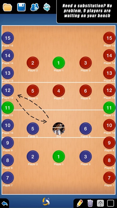 Coach Tactic Board: Volley++ Screenshot