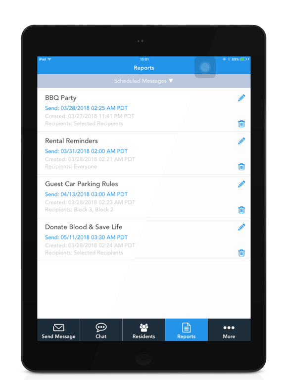 Notifii Connect iPad screenshot 5 - Business app