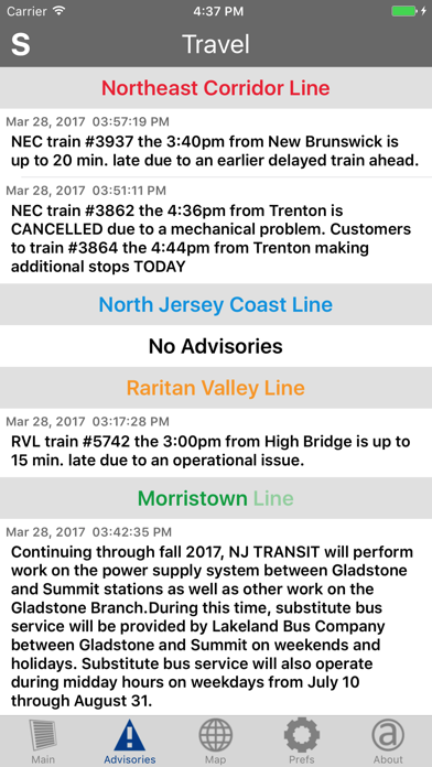 NJ Rails Screenshot