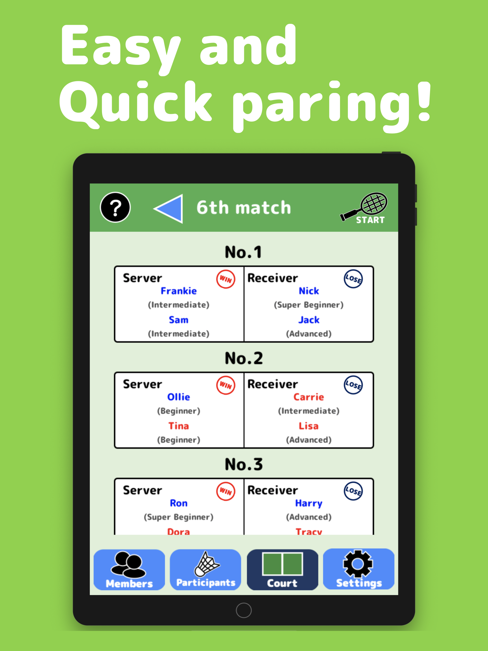 Match Paring (Ad ver)