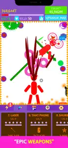 Beat Stickman: Infinity Clones screenshot #3 for iPhone