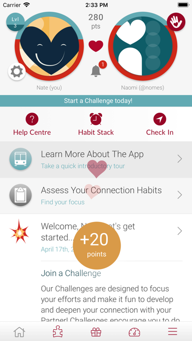 The Connection App for Couples screenshot