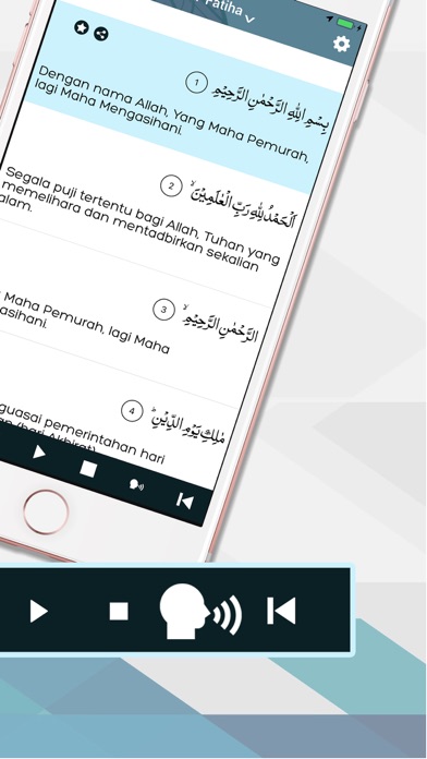 Quran malay with Prayer Times iPhone screenshot 5 - Book app