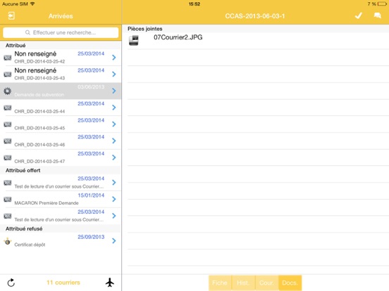 Screenshot #6 pour AIRS Courrier