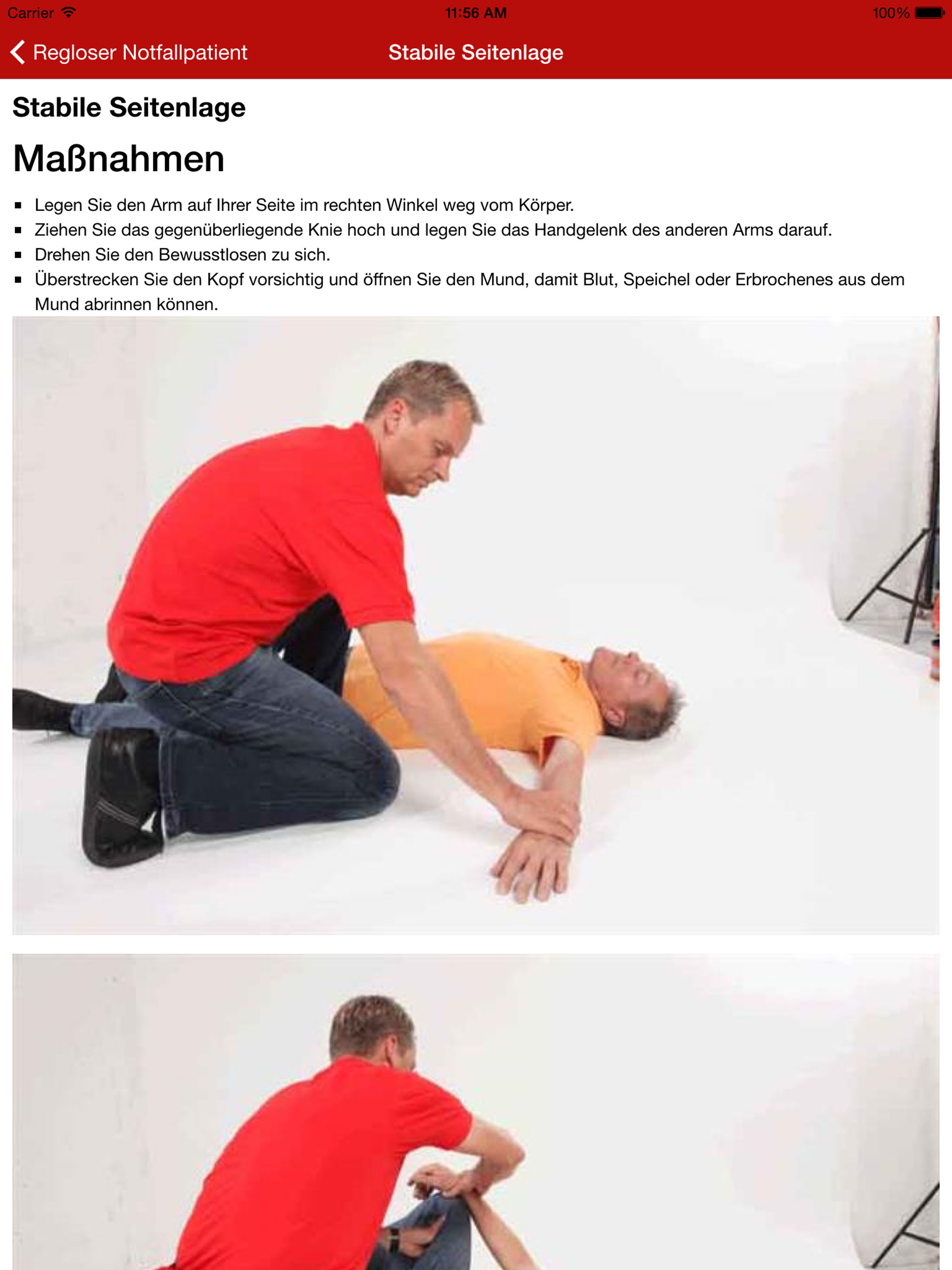 Erste Hilfe - Rotes Kreuz